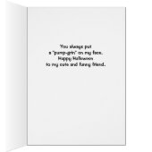 フレンドハロウィーン名前を追加かわいいジャックO' Lantern (内側 (右))