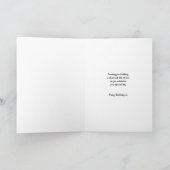 フレンドフェアリー誕生日カードウッドランドフェアリーハッピー カード (内部)