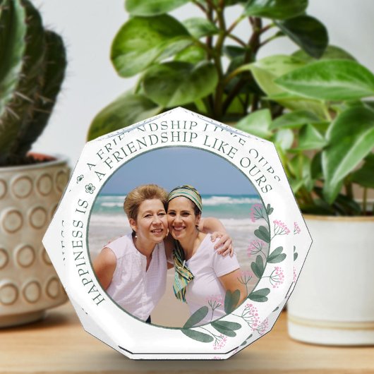 フレンドフォトピンクワイルドフラワー写真枠 フォトブロック