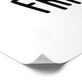 フレンドフライおもしろいフランスのフルーズパン ポスター (角)