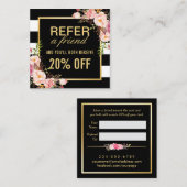 フレンドフローラ金ゴールド白黒参照 紹介カード (正面/裏面)