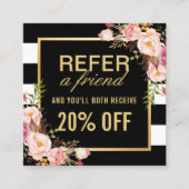 フレンドフローラ金ゴールド白黒参照 紹介カード (正面)