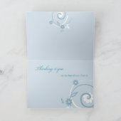 フレンドブルーの渦巻き旋回が失われた記念日 カード (内部)