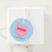 フレンドブルーピンクの会話ハートバレンタイン フェイバータグ (インサイチュ)