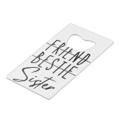 フレンドベスティシスター クレジットカード栓抜き (裏面アングル)