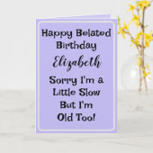 フレンドベレーション誕生日カード カード (黄色い花)