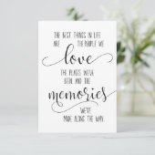 フレンドポストカード、フレンドシップ引用文、フレンドスペシャル サンキューカード (スタンド正面)