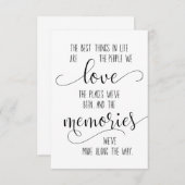 フレンドポストカード、フレンドシップ引用文、フレンドスペシャル サンキューカード (正面/裏面)