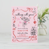 フレンドマスクリスマスカクテルホリデーパーティー 案内状 (スタンド正面)