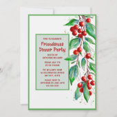 フレンドマスディナーパーティの招待状ホリデーソイレ 招待状 (正面)