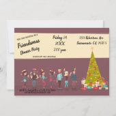 フレンドマスディナーパーティの招待状 招待状 (正面)