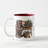 フレンドメリークリスマスブランケットベンチコージー ツートーンマグカップ (左)