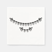 フレンドリジェビングバナーフォントデザインナプキンス