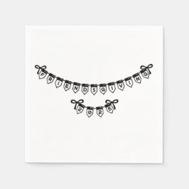 フレンドリジェビングバナーフォントデザインナプキンス スタンダードカクテルナプキン