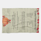 フレンドリジェングオレンジカボチャ紅葉 キッチンタオル (横)