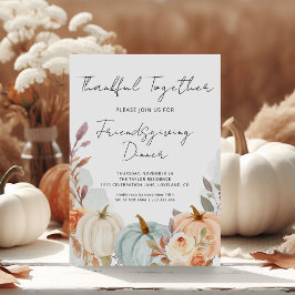 フレンドリジェングディナーパンプキン招待状テンプレート 招待状