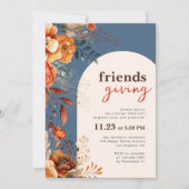 フレンドリディナーフローラホワイトアーチ 招待状 (正面)