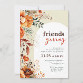 フレンドリディナーフローラホワイトアーチ 招待状 (正面)