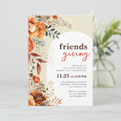 フレンドリディナーフローラホワイトアーチ 招待状 (スタンド正面)