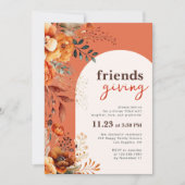 フレンドリディナーフローラホワイトアーチ 招待状 (正面)