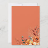 フレンドリディナーフローラホワイトアーチ 招待状 (裏面)