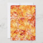 フレンドリトルコカボチャの水色 招待状 (裏面)