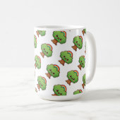 フレンドリーかわいいツリー コーヒーマグカップ (正面右)