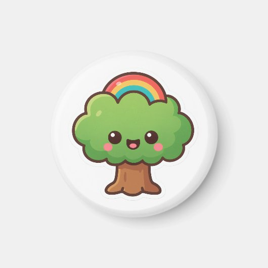 フレンドリーかわいいツリー マグネット (正面)