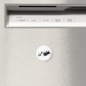 フレンドリーなアウトライン、日常の喜び マグネット (インサイチュ (食洗機))