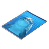 フレンドリーなイルカの写真 ノートブック (左側)