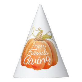 フレンドリーなカボチャの水のカラーアート パーティーハット