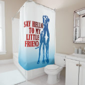 フレンドリーなグレートデーン シャワーカーテン (インサイチュ)