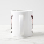 フレンドリーなシャム猫のジャンボマグ ジャンボコーヒーマグカップ (裏面)