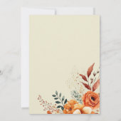 フレンドリーなディナーフローラ 招待状 (裏面)