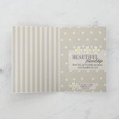 フレンドリーなデイジーの恵み- "美しい友人" カード (内部)