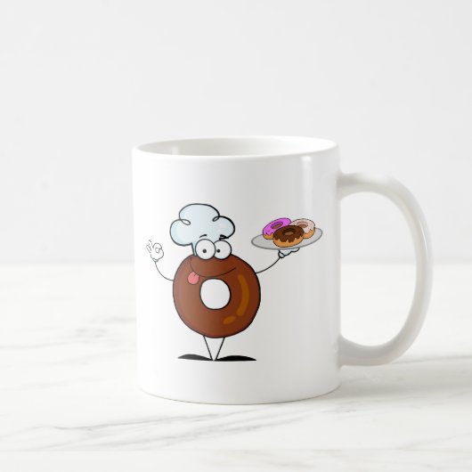 フレンドリーなドーナツシェフ コーヒーマグカップ (右)