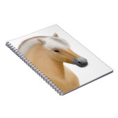 フレンドリーなノルウェーのフィヨルドの馬のノート ノートブック (右側)