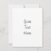 フレンドリーなパグ犬の招待状 招待状 (裏面)