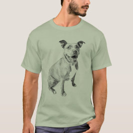 フレンドリーなピットブル Tシャツ