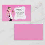 フレンドリーなベーキングの名刺のテンプレート 名刺 (正面/裏面)