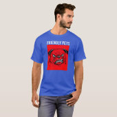 フレンドリーなペット Tシャツ (正面フル)