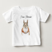 フレンドリーなリス ベビーTシャツ (正面)