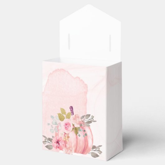 フレンドリーな水の色カボチャ牡丹ありがとう フェイバーボックス (オープン)