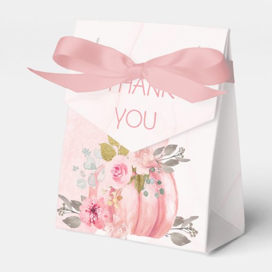 フレンドリーな水の色カボチャ牡丹ありがとう フェイバーボックス (正面サイド)