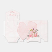 フレンドリーな水の色カボチャ牡丹ありがとう フェイバーボックス (折り畳みなし)