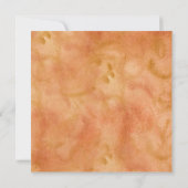 フレンドリーな水彩素朴紅葉 招待状 (裏面)