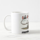 フレンドリーな空か。 ない! コーヒーマグカップ (左)