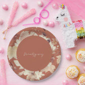 フレンドリーな紅葉シナモンサンクスギビング ペーパープレート (パーティー)