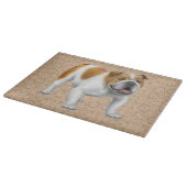 フレンドリーな英国のブルドッグのまな板 カッティングボード (角)