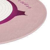 フレンドリーな赤タマネギの漫画|のまな板 カッティングボード (角)